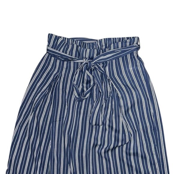 Forever 21 Striped Wide Leg Belted Pants(Size Small) - Picture 8 of 9